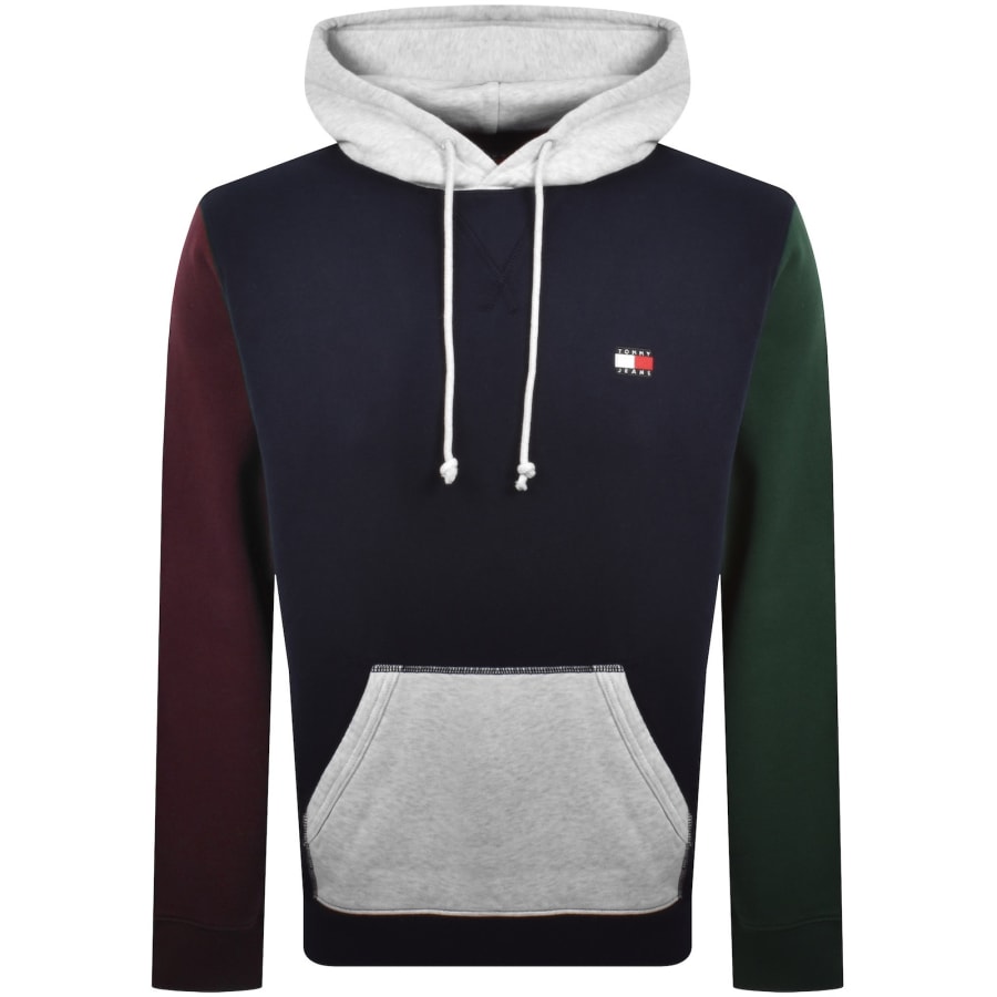 Image number 1 for Tommy Jeans Badge Hoodie Dark Blue
