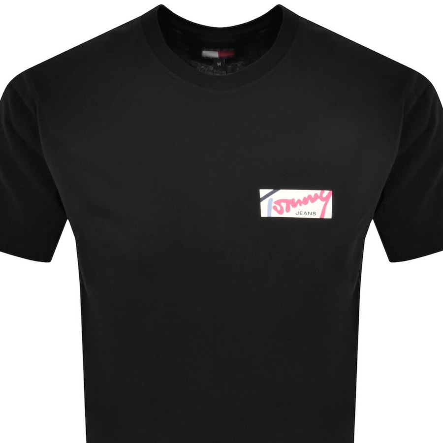 Image number 3 for Tommy Jeans Signature T Shirt Black