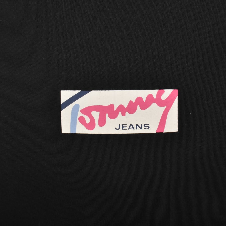 Image number 4 for Tommy Jeans Signature T Shirt Black