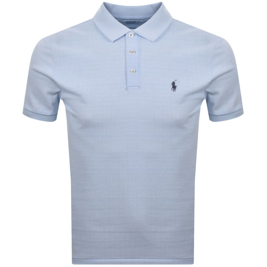 Image number 1 for Ralph Lauren Knit Polo T Shirt Blue
