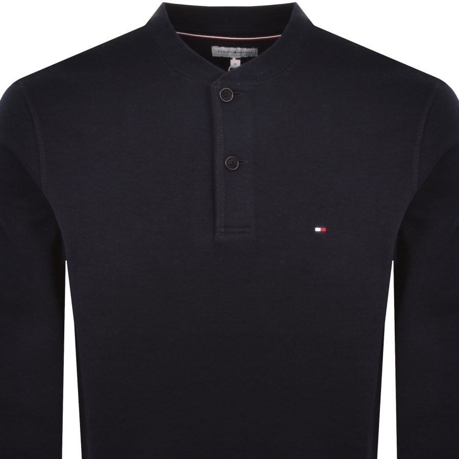 Image number 2 for Tommy Hilfiger Essential Fleece Sweatshirt Navy