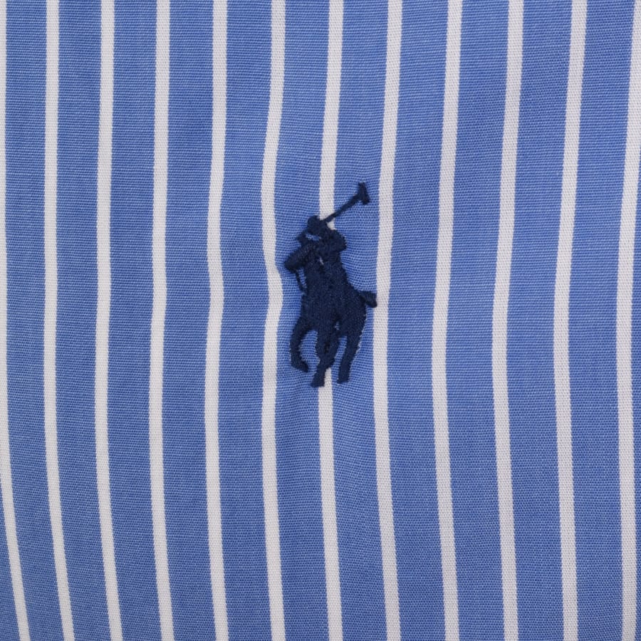 Image number 3 for Ralph Lauren Long Sleeve Striped Shirt Blue