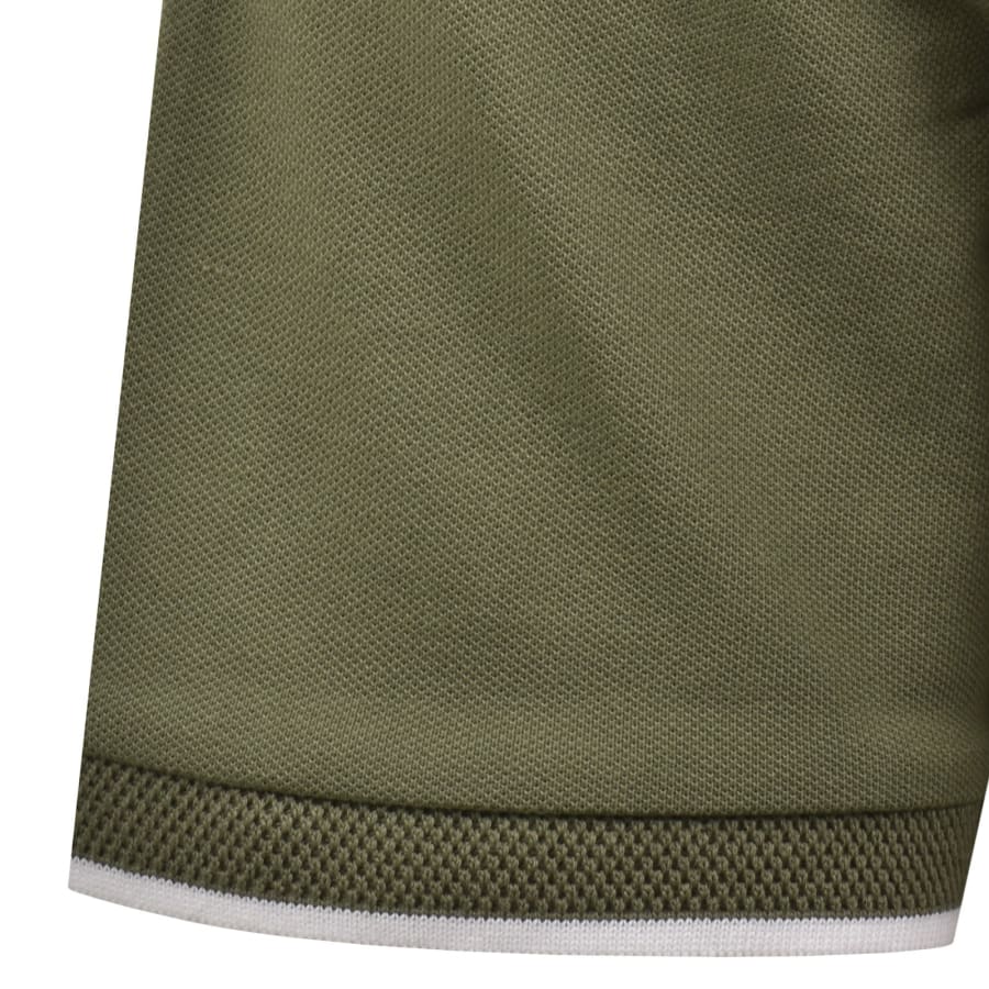 Image number 5 for Ralph Lauren Stretch Mesh Zip Polo Green