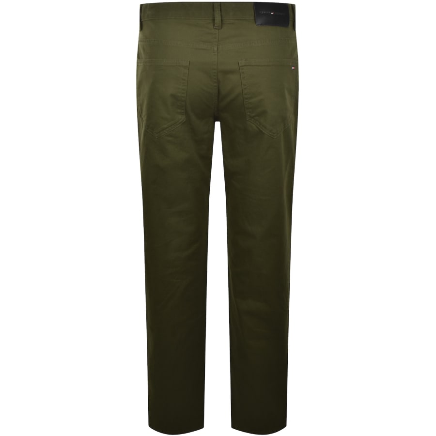 Image number 3 for Tommy Hilfiger Denton Twill Trousers Green