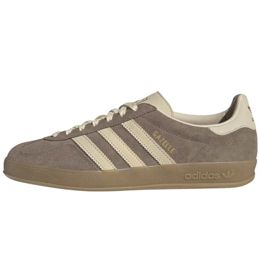 Image number 1 for adidas Originals Gazelle Indoor Trainers Brown