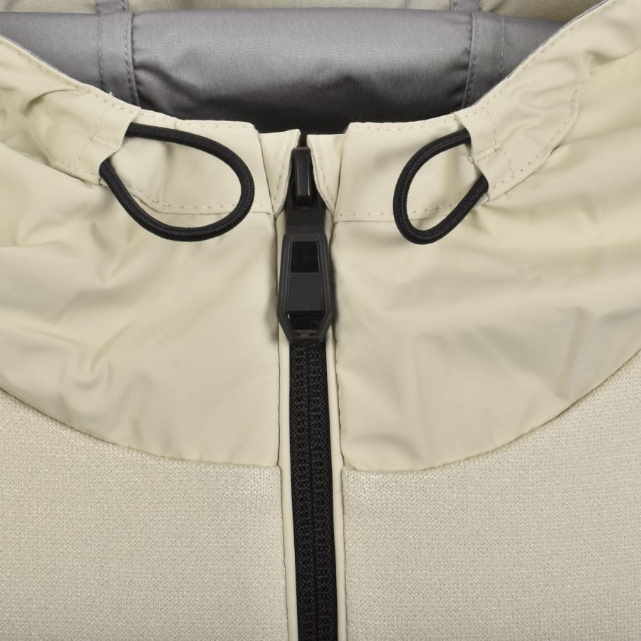 Image number 5 for BOSS Knit Panel Elevate Jacket Beige