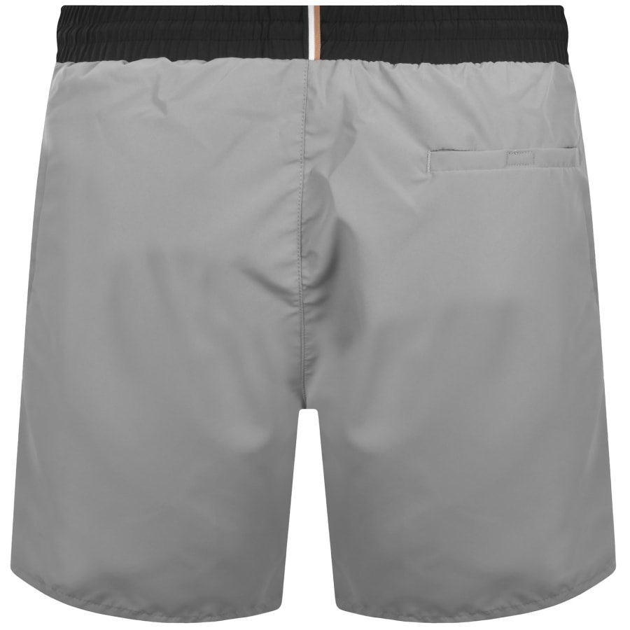 Image number 3 for BOSS Starfish Swim Shorts Grey