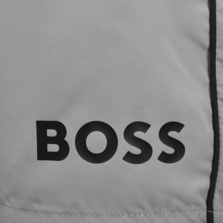 Image number 4 for BOSS Starfish Swim Shorts Grey