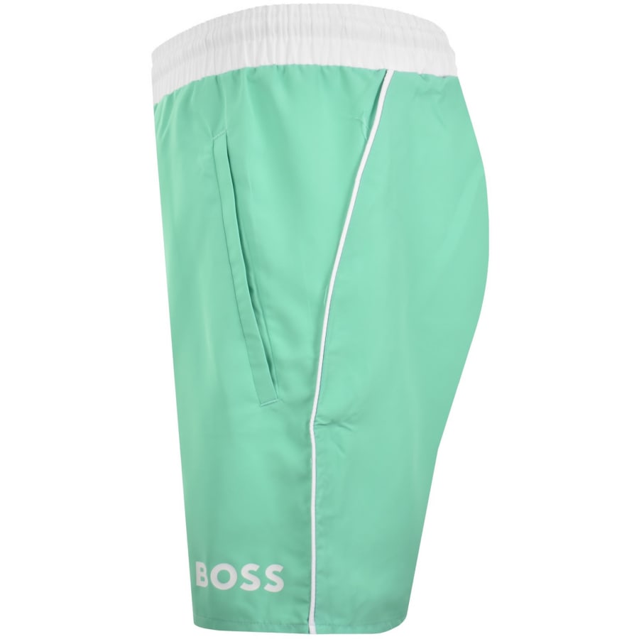 Image number 5 for BOSS Starfish Swim Shorts Bright Green