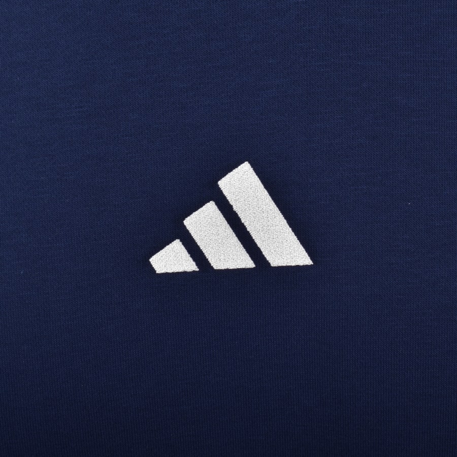 Image number 3 for adidas Sportswear Feel Cozy Hoodie Dark Blue