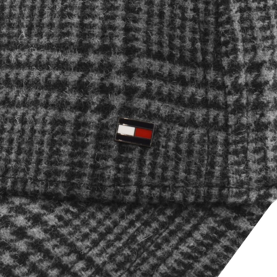 Image number 4 for Tommy Hilfiger 6 Panel Check Melton Cap Grey