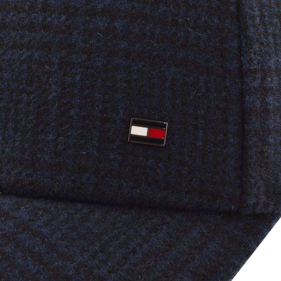 Image number 4 for Tommy Hilfiger 6 Panel Check Melton Cap Blue