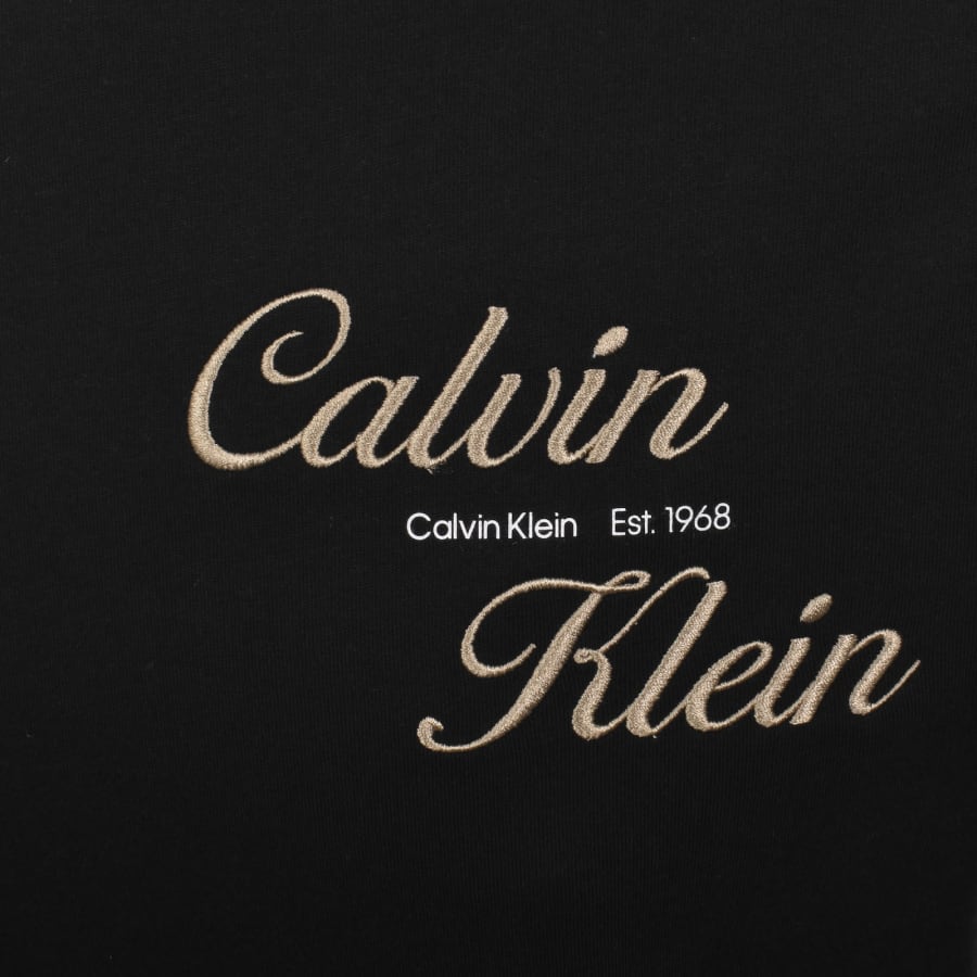 Image number 4 for Calvin Klein Jeans Graphic Logo T Shirt Black
