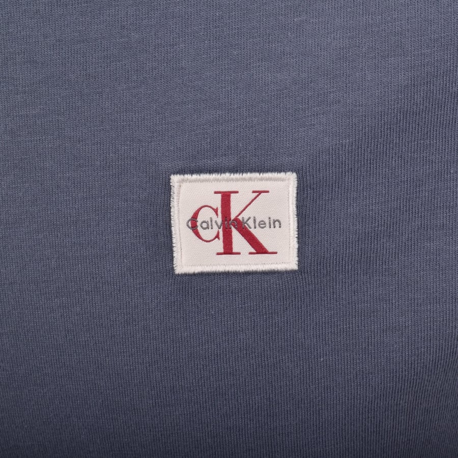 Image number 3 for Calvin Klein Jeans Badge T Shirt Blue
