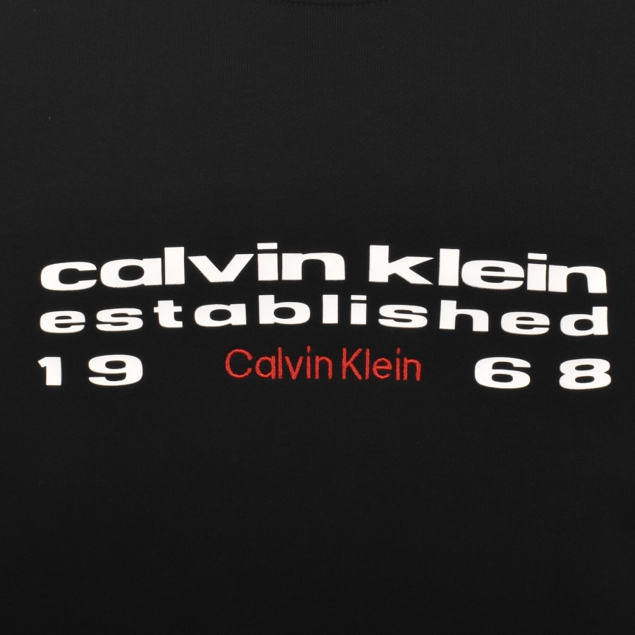 Image number 3 for Calvin Klein Jeans Stacked Sweatshirt Black