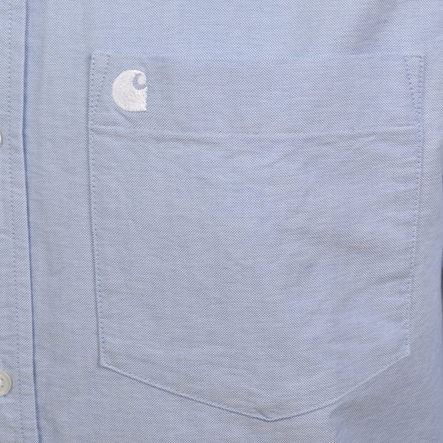 Image number 3 for Carhartt WIP Long Sleeve Shirt Blue