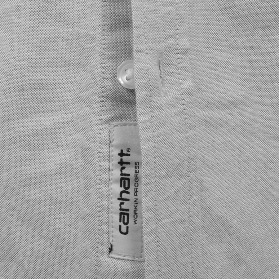 Image number 4 for Carhartt WIP Long Sleeve Shirt Grey