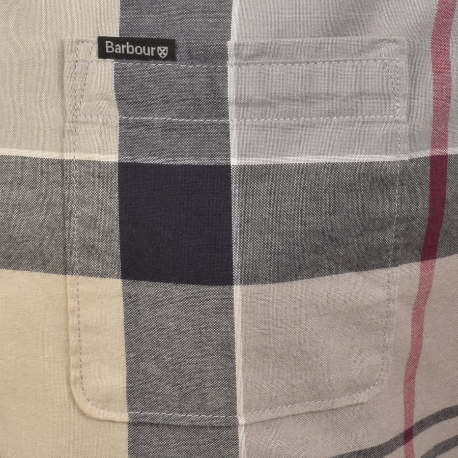 Image number 3 for Barbour Glen Check Long Sleeved Shirt Beige