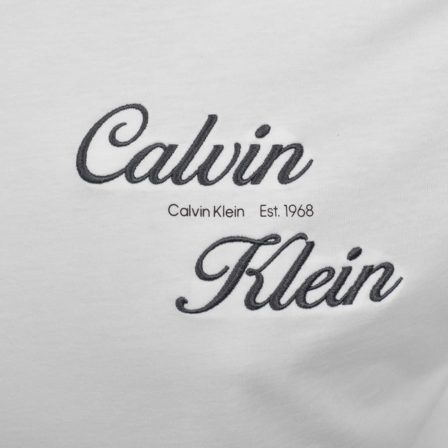 Image number 4 for Calvin Klein Jeans Logo T Shirt White