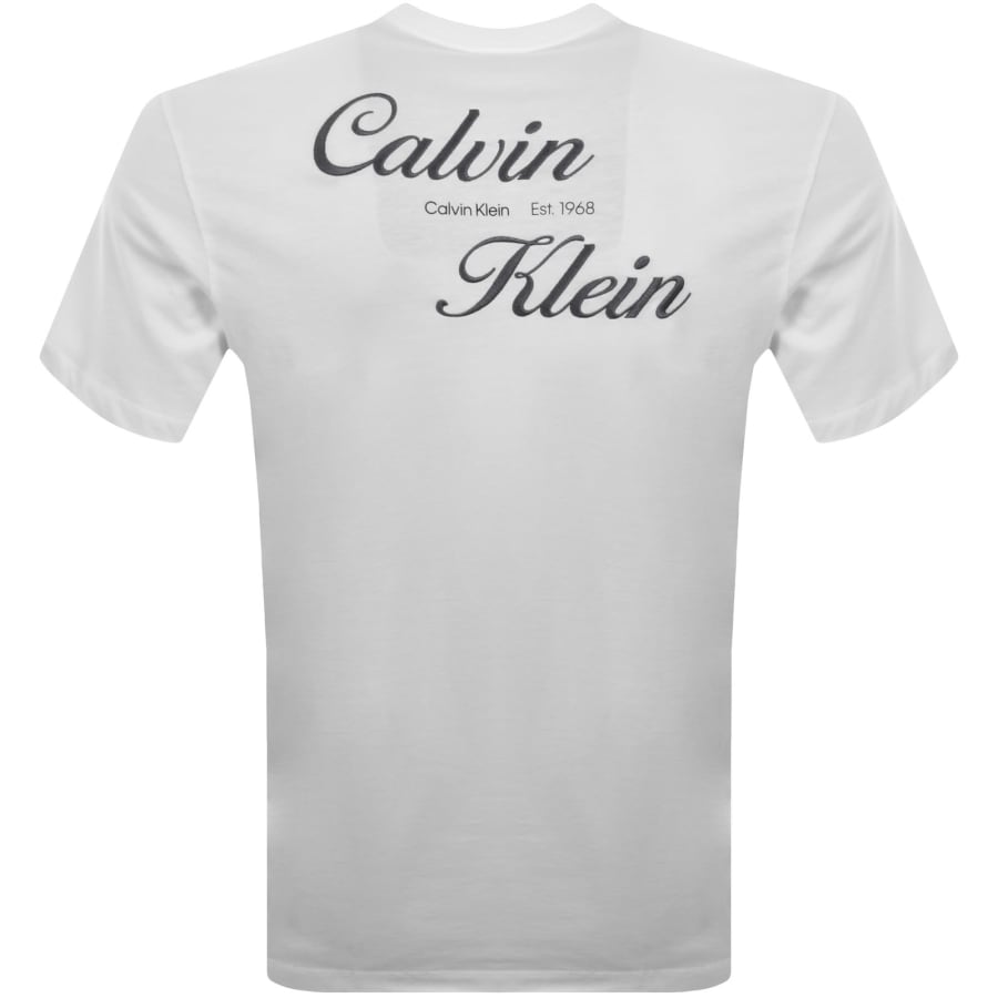 Image number 5 for Calvin Klein Jeans Logo T Shirt White