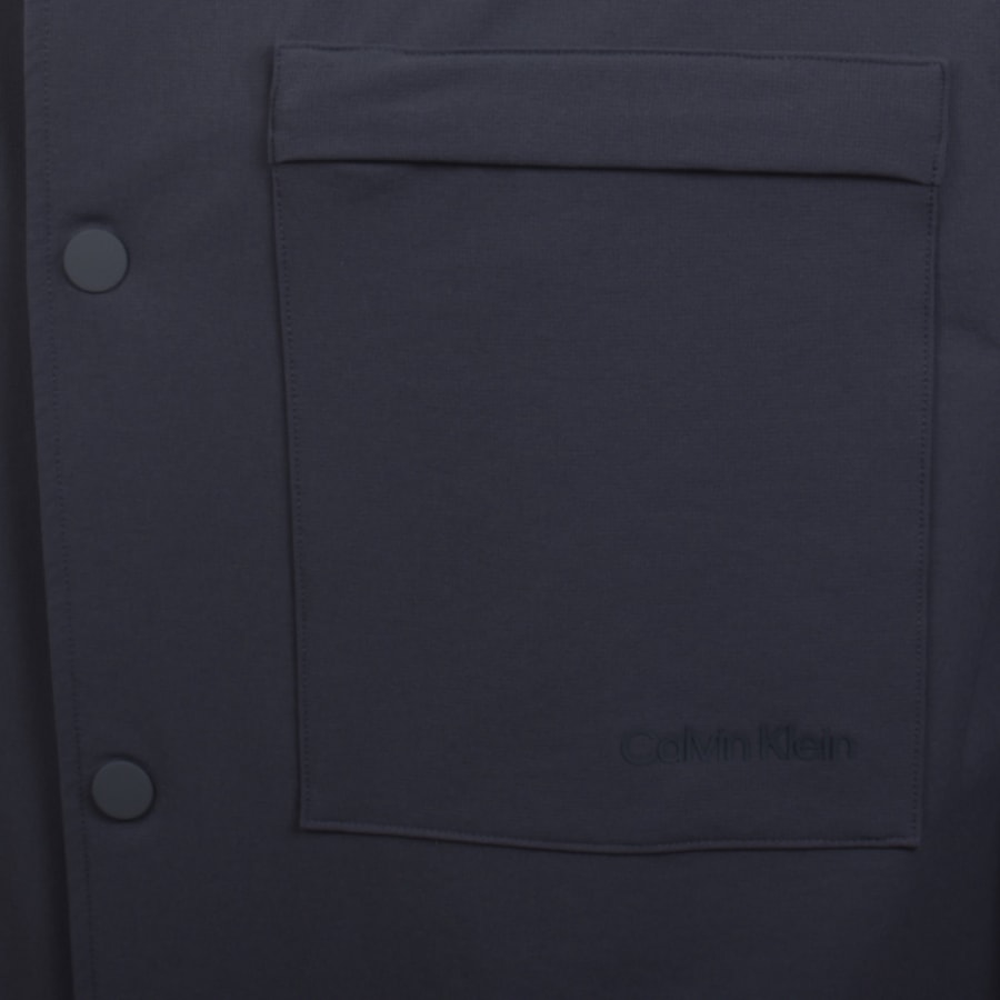 Image number 3 for Calvin Klein Jeans Utility Relaxed Overshirt Blue