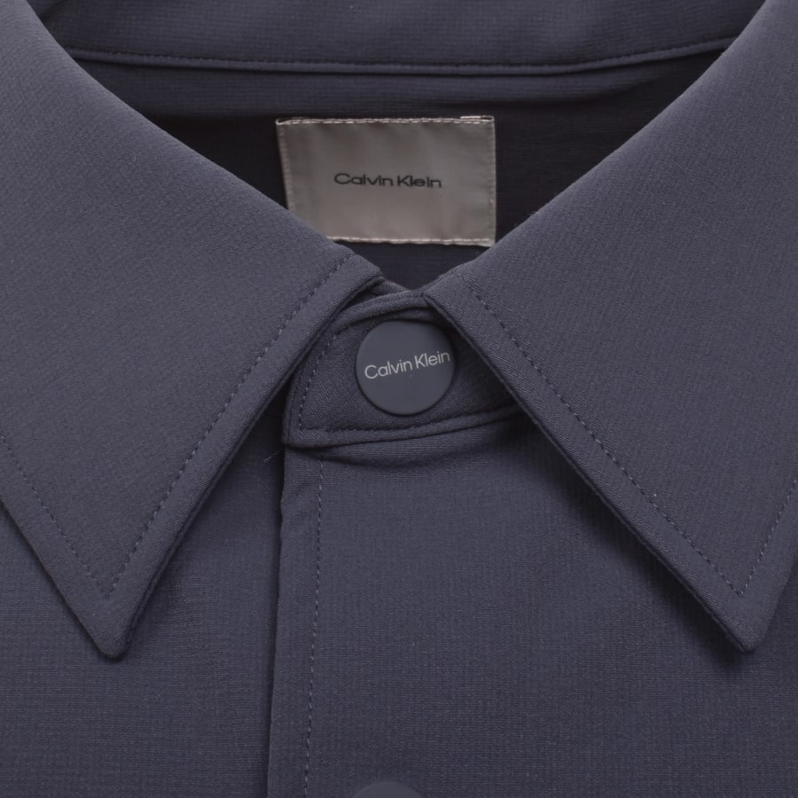 Image number 4 for Calvin Klein Jeans Utility Relaxed Overshirt Blue