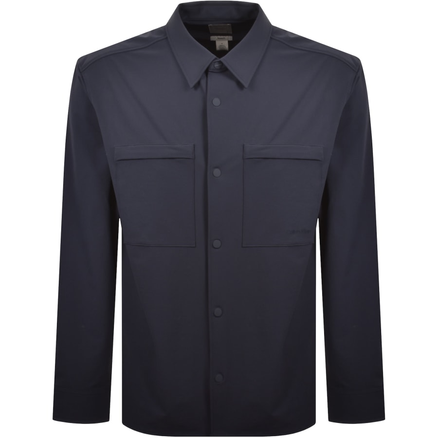 Image number 1 for Calvin Klein Jeans Utility Relaxed Overshirt Blue