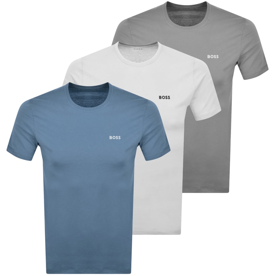 Image number 1 for BOSS 3 Pack Crew Neck T Shirts