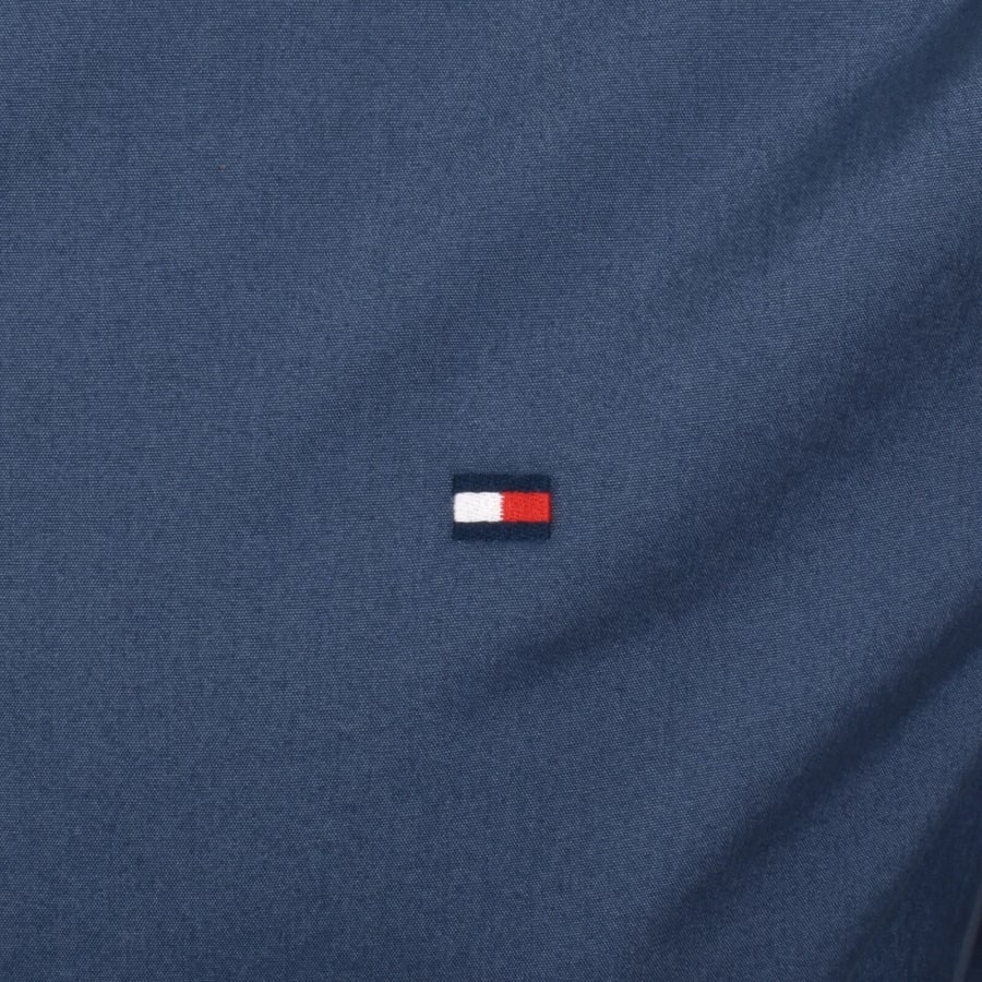 Image number 3 for Tommy Hilfiger Flex Poplin Regular Fit Shirt Blue