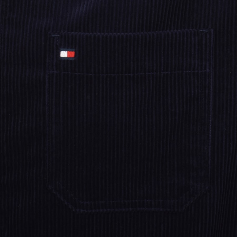Image number 3 for Tommy Hilfiger Corduroy Chore Overshirt Navy
