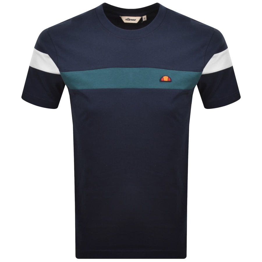 Image number 1 for Ellesse Caserio T Shirt Navy