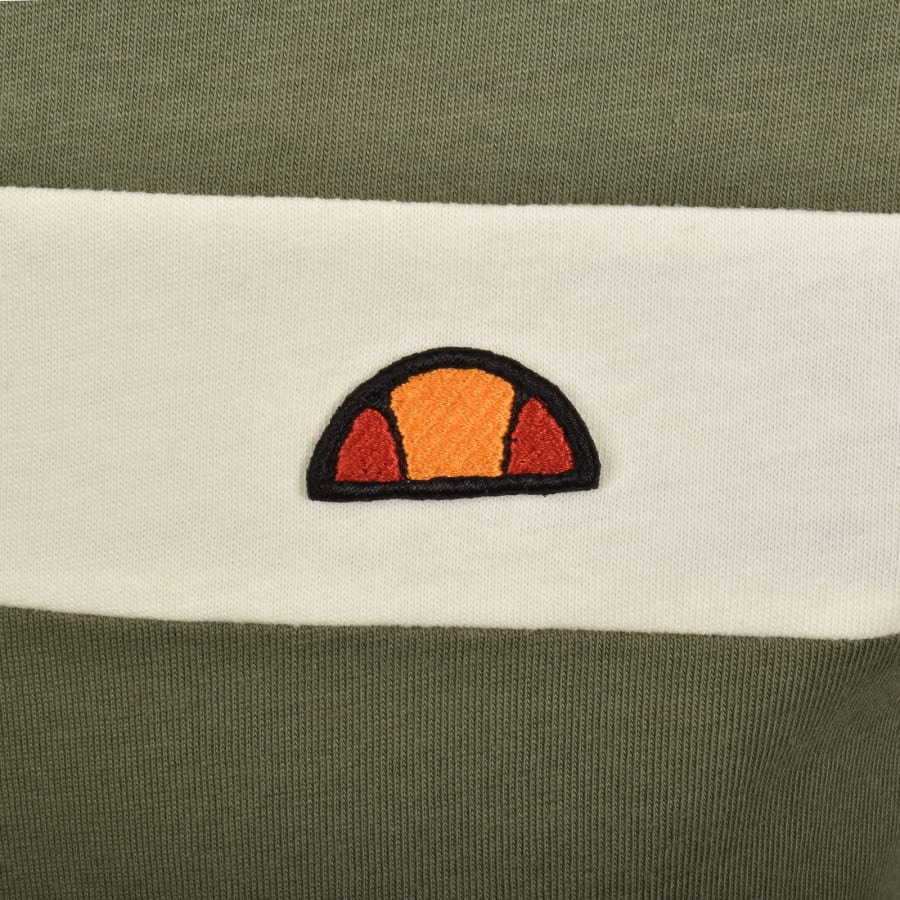 Image number 3 for Ellesse Caserio T Shirt Olive Green