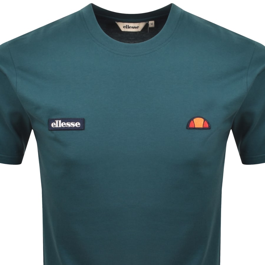 Image number 2 for Ellesse Floran T Shirt Teal Blue