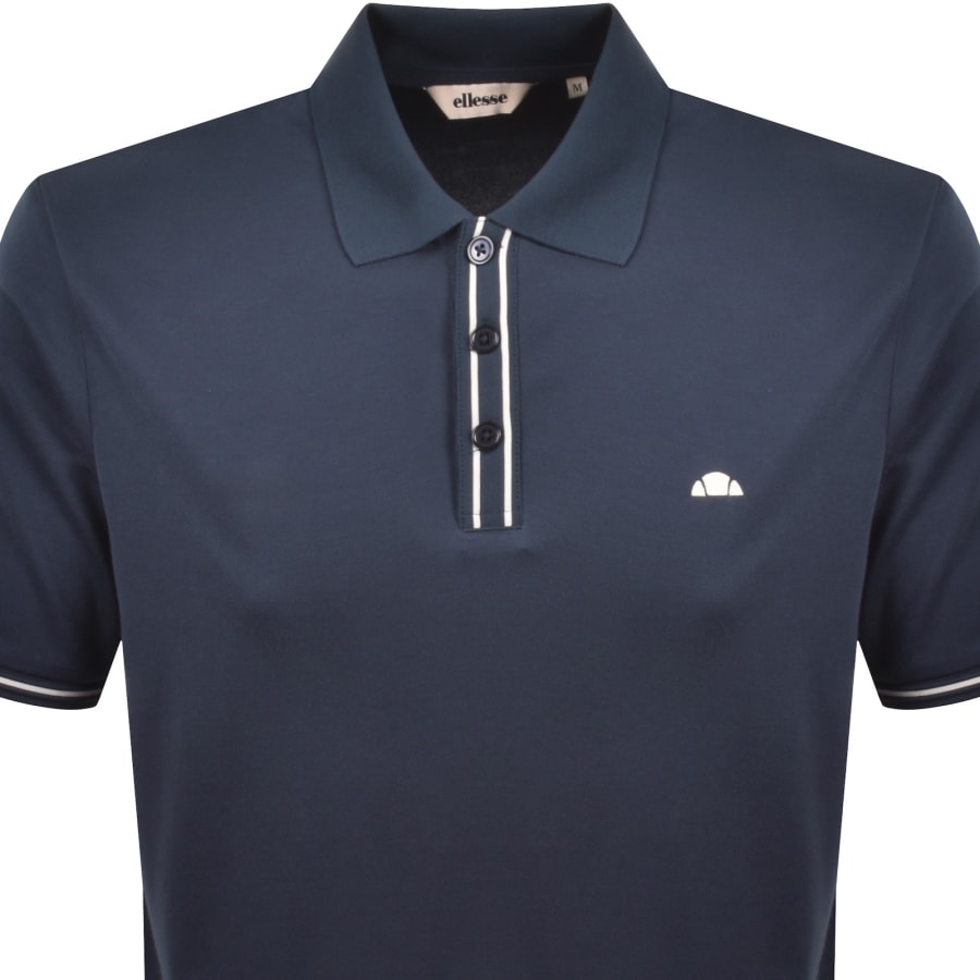 Image number 2 for Ellesse Biagia Polo T Shirt Navy