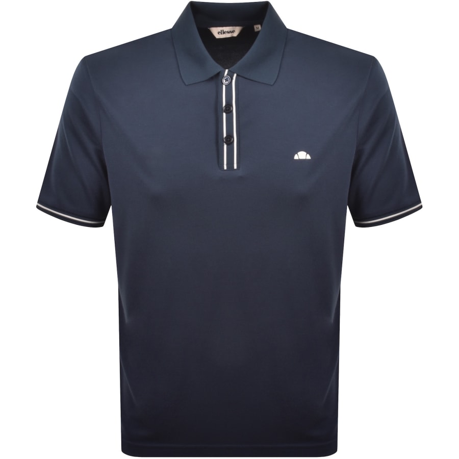 Image number 1 for Ellesse Biagia Polo T Shirt Navy