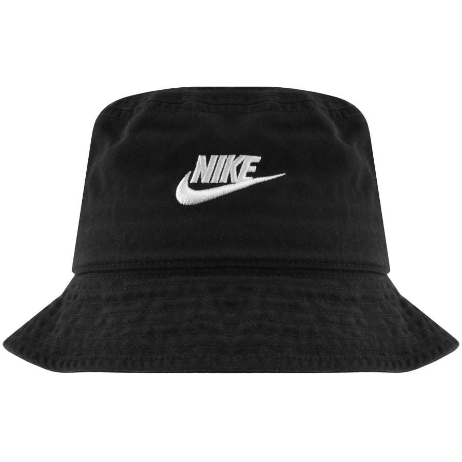 Image number 1 for Nike Logo Bucket Hat Black