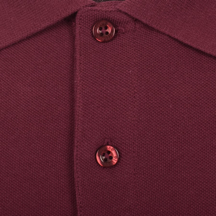Image number 5 for Ellesse Muccia Polo T Shirt Burgundy