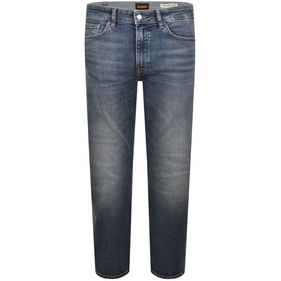 Image number 2 for BOSS Delaware Slim Fit Jeans Medium Blue