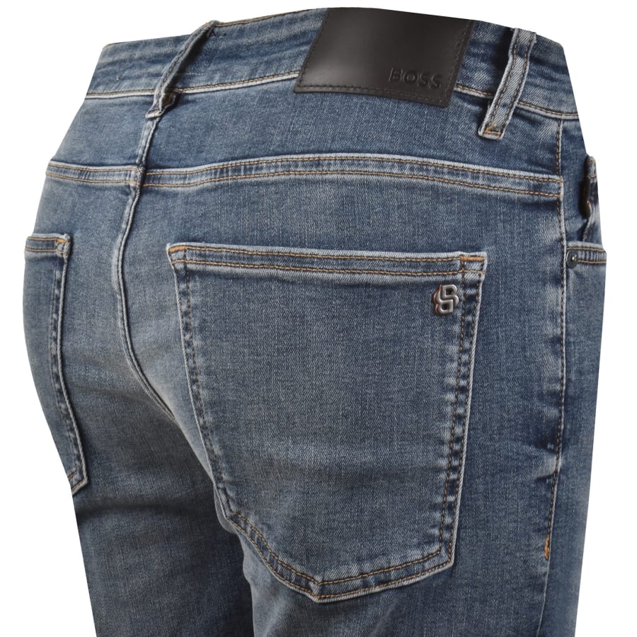 Image number 4 for BOSS Delaware Slim Fit Jeans Medium Blue
