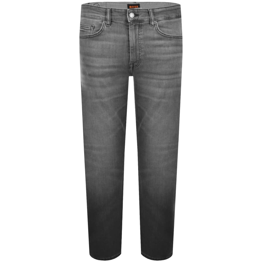 Image number 2 for BOSS Delaware Slim Fit Jeans Medium Grey