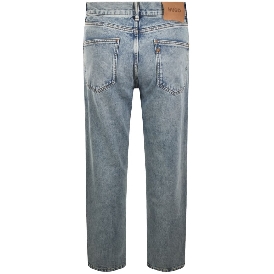 Image number 3 for HUGO Blue Jonah Light Wash Straight Fit Jeans Blue