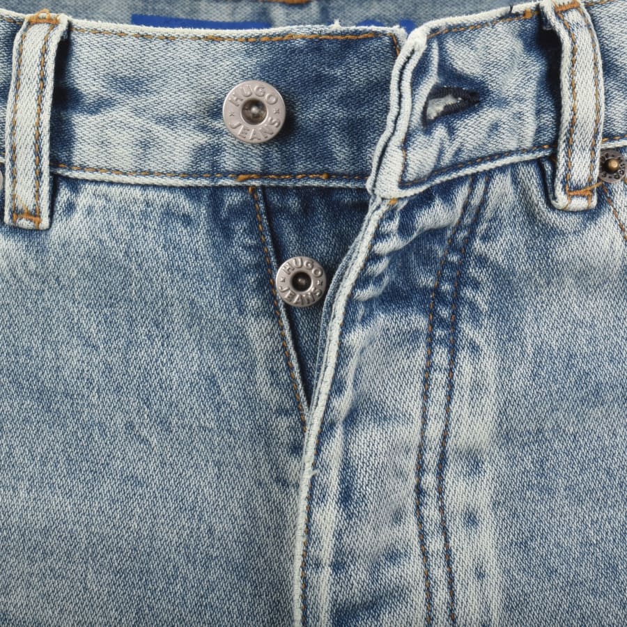 Image number 5 for HUGO Blue Jonah Light Wash Straight Fit Jeans Blue