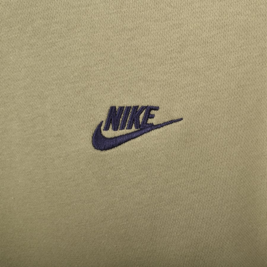 Image number 3 for Nike Crew Neck Club Sweatshirt Beige