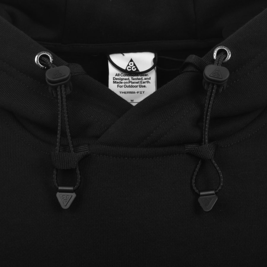 Image number 4 for Nike ACG Tuff Fleece Hoodie Black