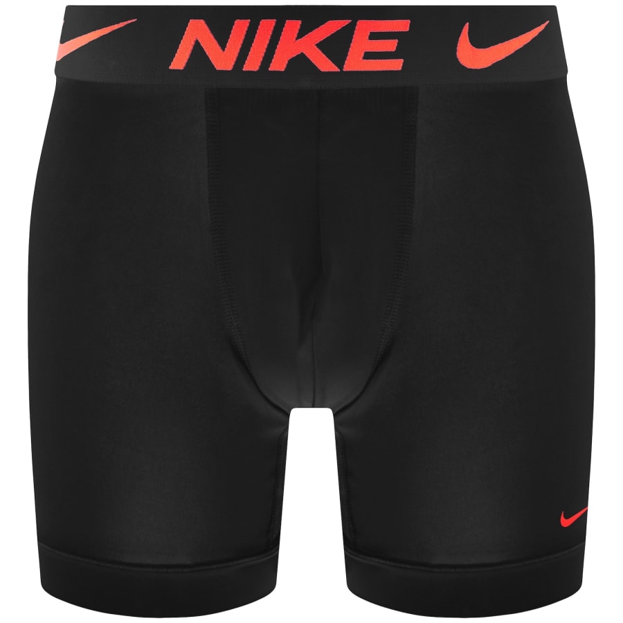 Image number 3 for Nike Essential Micro 3 Pack Boxer Briefs Black