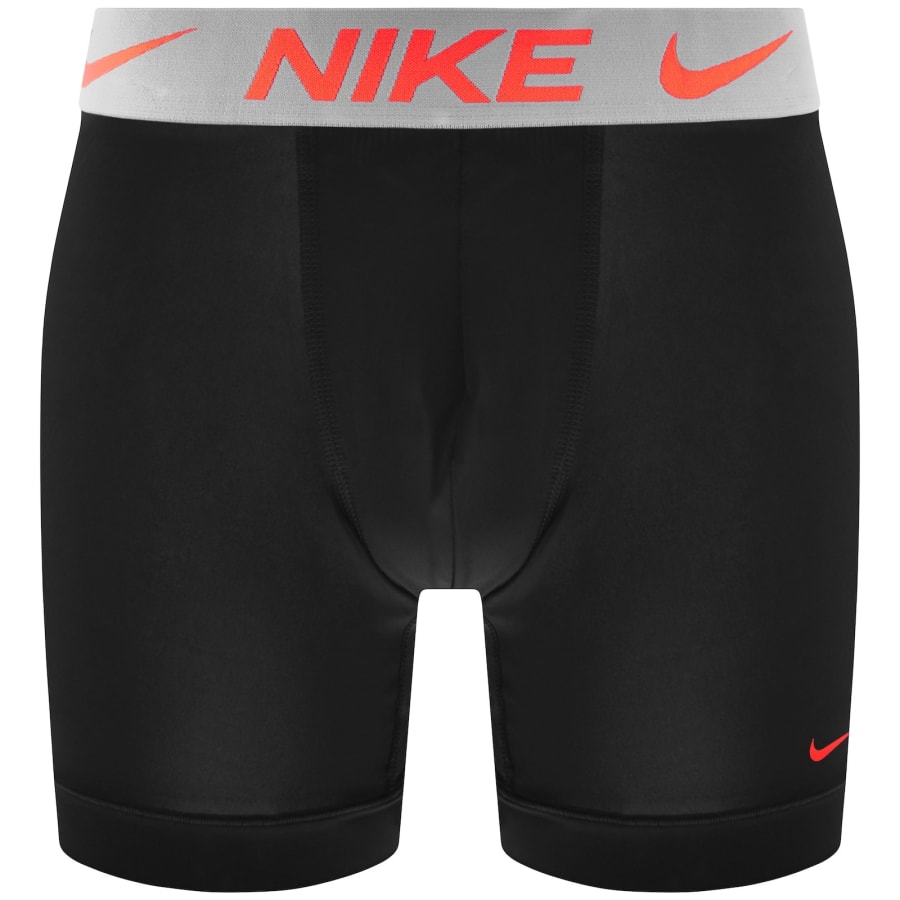 Image number 4 for Nike Essential Micro 3 Pack Boxer Briefs Black