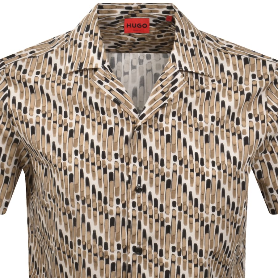 Image number 2 for HUGO Ellino Shirt Beige