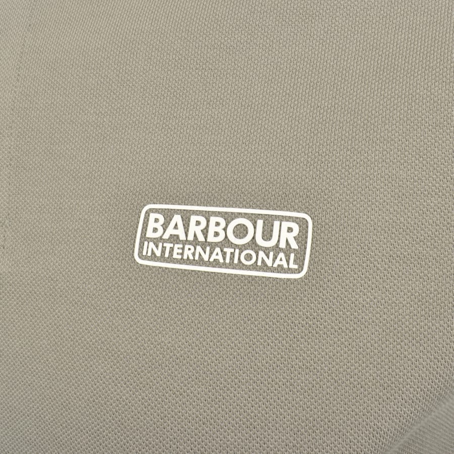 Image number 3 for Barbour International Essential Polo Grey