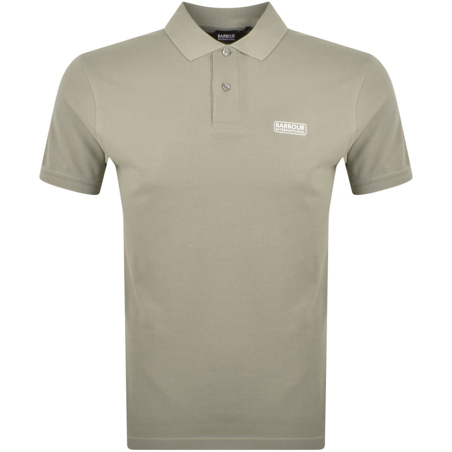 Image number 1 for Barbour International Essential Polo Grey