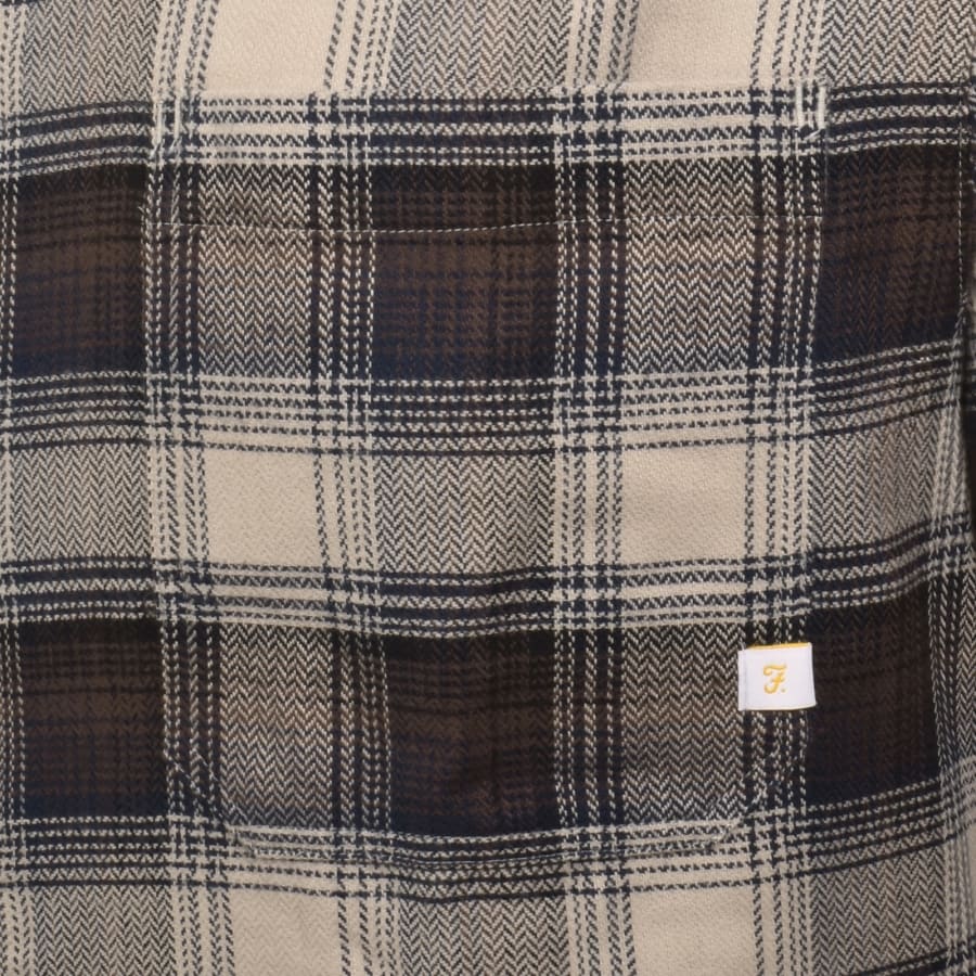 Image number 3 for Farah Lavelle Check Shirt Brown